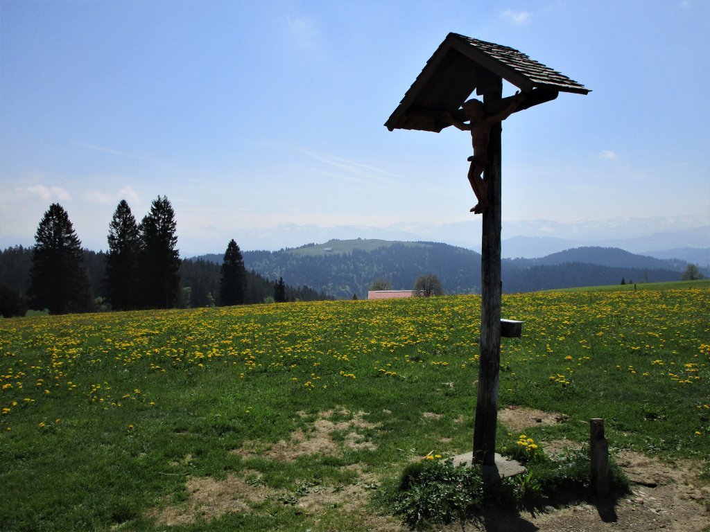 Blick vom Gipfel 2 (Hochberg) zum Gipfel 3 (Hirschberg)