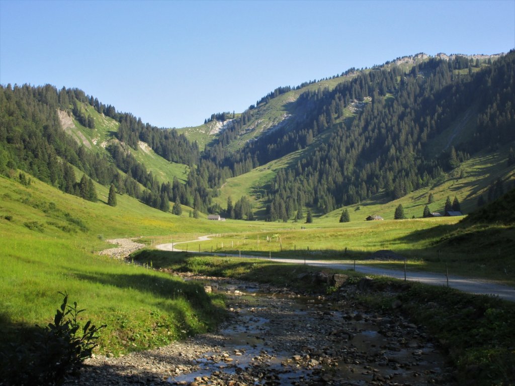 Das traumschöne Garnitzatal mit den Alpen Vordergarnitza und Hintergarnitza