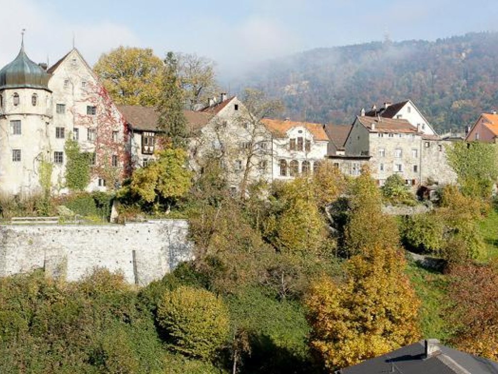 Die Oberstadt von Bregenz vom Kapuzinerkloster aus gesehen